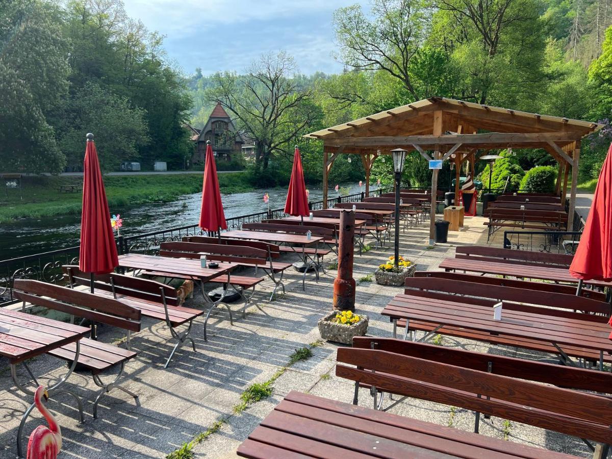 Pension Sternschnuppe, Treseburg Harz, Unmittelbar Am Wasser Thale Luaran gambar