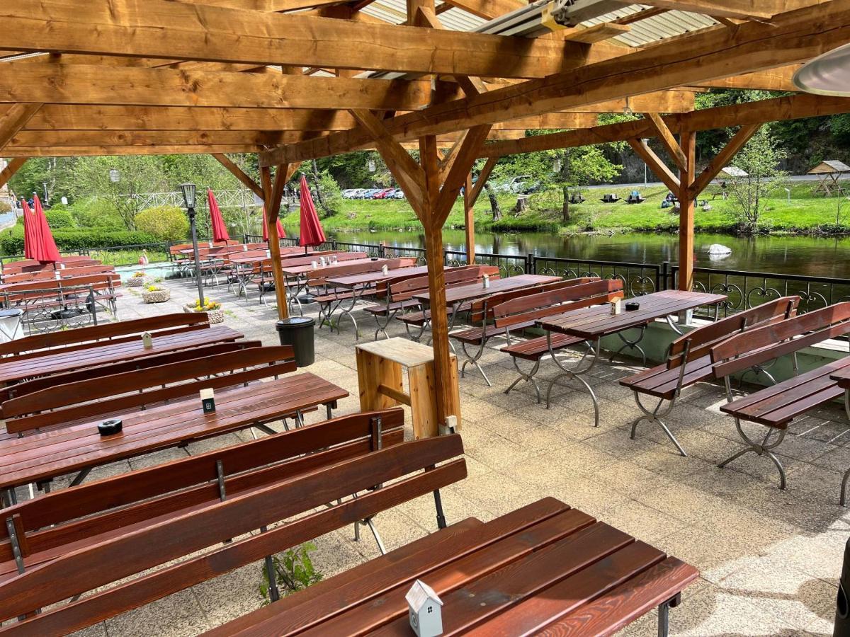 Pension Sternschnuppe, Treseburg Harz, Unmittelbar Am Wasser Thale Luaran gambar