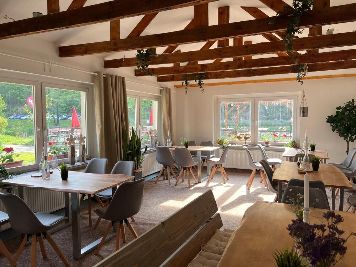Pension Sternschnuppe, Treseburg Harz, Unmittelbar Am Wasser Thale Luaran gambar