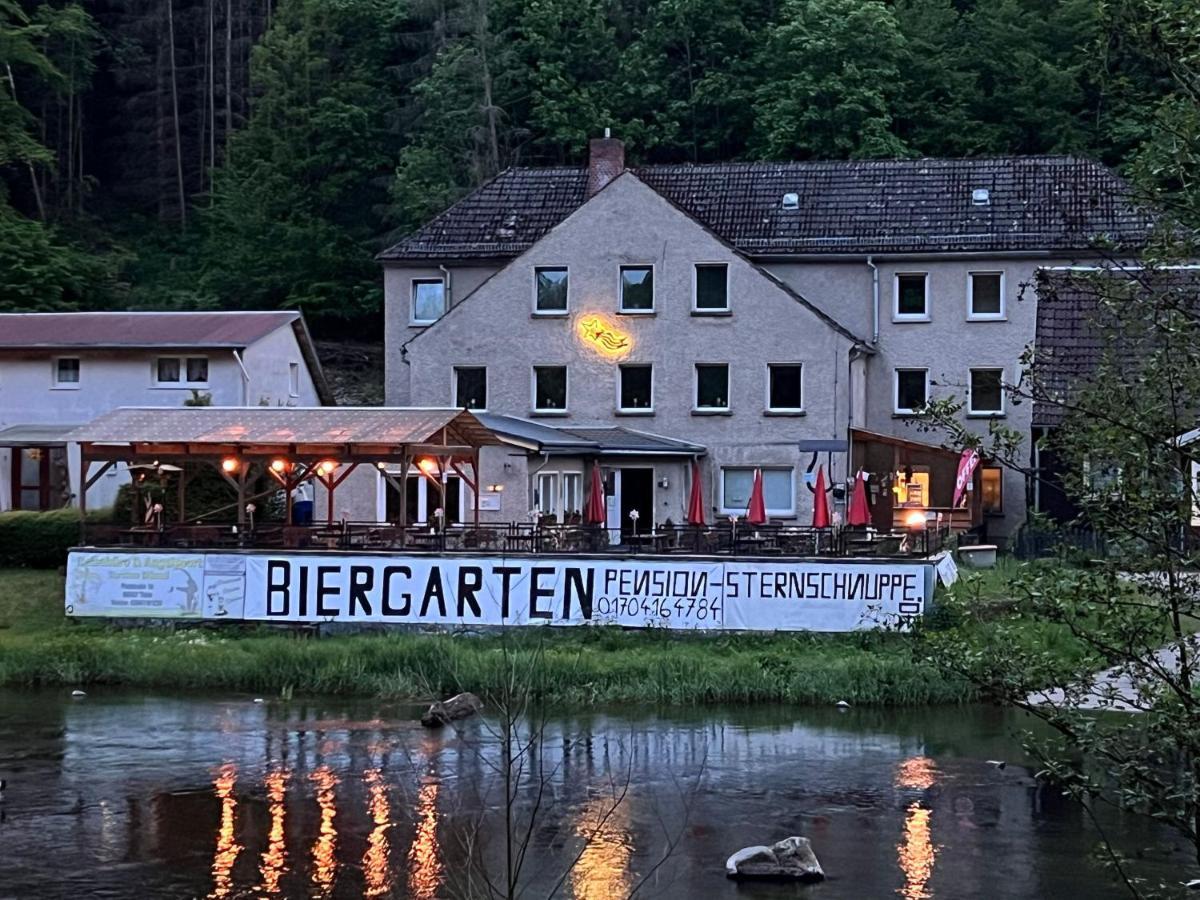 Pension Sternschnuppe, Treseburg Harz, Unmittelbar Am Wasser Thale Luaran gambar
